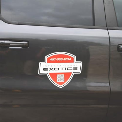 Custom Car Magnet Signs for Advertising and Promotion (Custom Size)