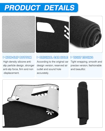 Dash Cover fits for Hyundai Santa Fe MX5 2024 2025 2026 (60*33(Hyundai Santa Fe 2024+))