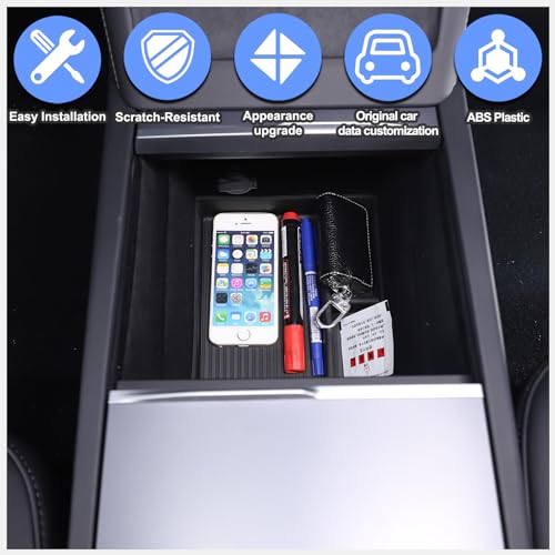 Console Organizer Compatible with Tesla Model 3 Highland 2024 (Console Organizer_C_TPE)