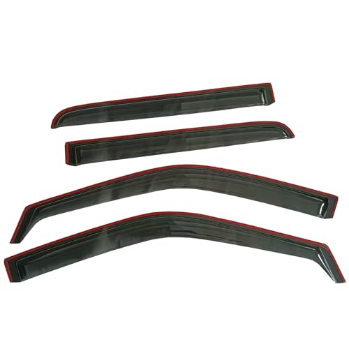 Rain Guards Compatible with Ford F150 Crew Cab 2015 (for Inchannel F150 Crew Cab 2015-2020)