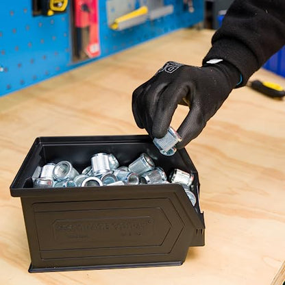 Plastic Storage Bins (Black)