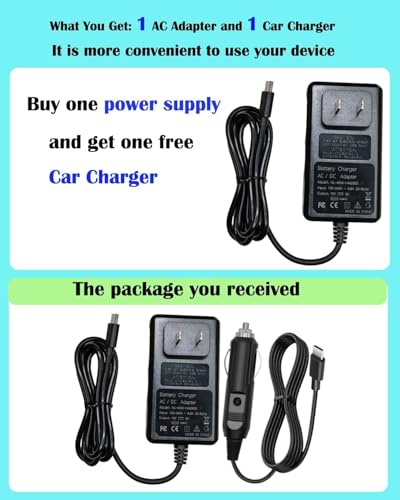 15V 3A USBC Adapter + Car Charger for NOCO Boost X GBX45 GBX55 GBX75 GBX155