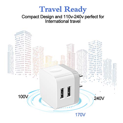 Dual USB Wall Charger (white#)