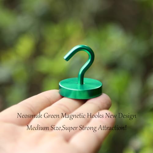 Magnetic Hooks Steel Tube Design for Cruise (Green / 130lb Magnetic Hooks)