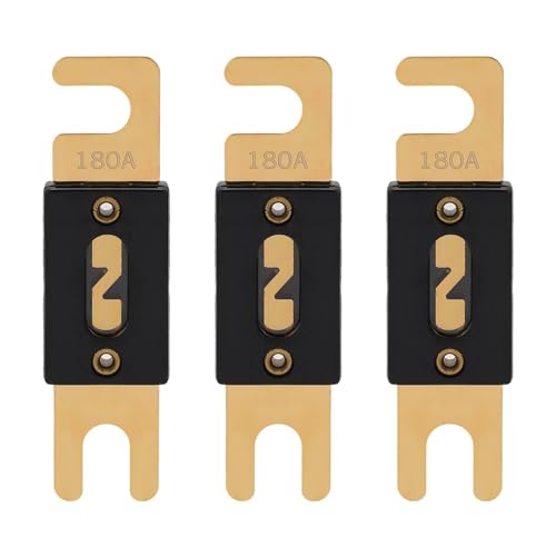 180A ANL Fuse 180 Amp Inline Blade Fuses 32V for Car Audio Inverter Automotive Stereo (180A)