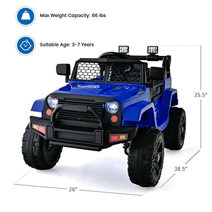 Kids Ride On Truck (Blue)