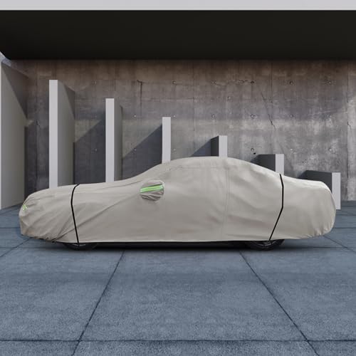 Car Cover Fit for Ford Mustang 1994 (Khaki / Custom Fit for Ford Mustang Chevy Camaro)