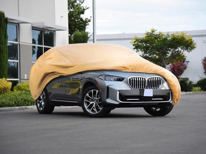 Heavy Duty Outdoor Car Cover Custom Fit for 2019 (Custom Fit BMW X5 / brown)