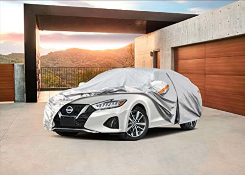 6 Layers Waterproof Car Cover for Nissan Maxima 1988 (LM-Silver / 72. Custom Fit Nissan Maxima)