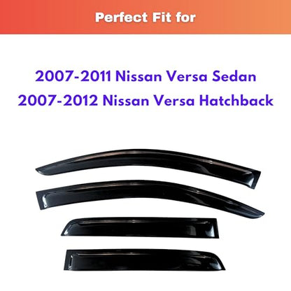 Rain Guards Fit for 2007 (2007-2011 Versan Sedan)