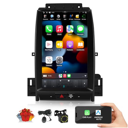 13.3 Inch Android Car Radio Head Unit for Ford Taurus 2012 (Manual A/C PX6 Hexa core 4G+64G+CarPlay+Voice)
