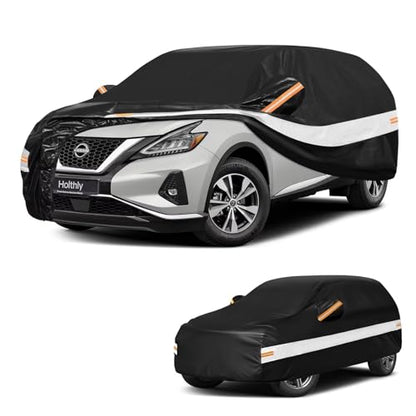 10 Layers SUV Car Cover Custom Fit for Nissan Murano (Black Gray / Custom Fit for Nissan Murano)