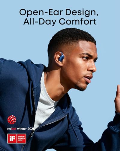 AeroFit 2 by Anker Open Ear Earbuds (Abyss Blue / Standard / Standard)
