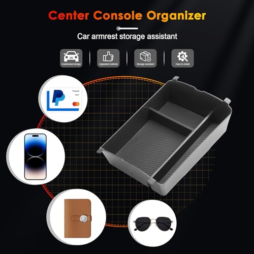 for 2026 Hyundai Palisade Center Console Organizer ONLY for 2026 Palisade Hybrid Calligraphy 7