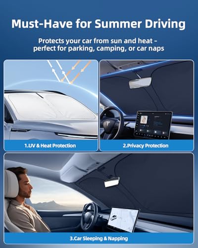 2026 Upgraded Windshield Sun Shade for Ford Explorer 2026 2025 (for Ford Explorer 2020+)