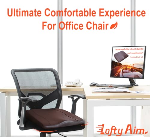 Car Seat Cushion (Classic Brown)