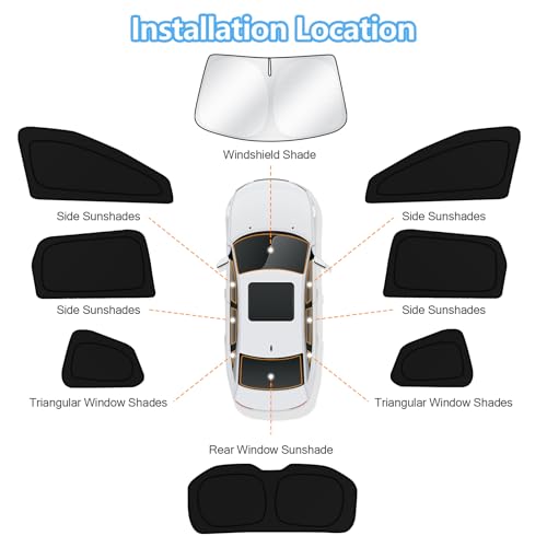 Car Window Shades for Nissan Rogue 2021 (FOR | Rogue 2021-2026 (8pcs))