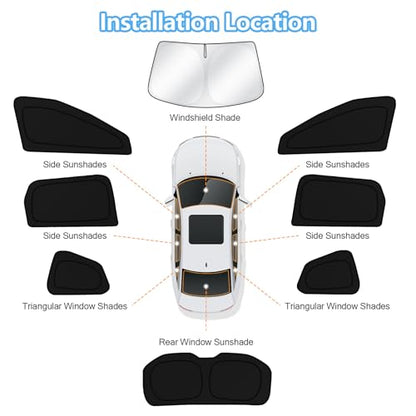 Car Window Shades for Nissan Rogue 2021 (FOR | Rogue 2021-2026 (8pcs))