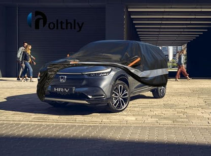 10 Layers SUV Car Cover Custom Fit for Honda HR (Black Gray / Custom Fit for Honda HR-V)