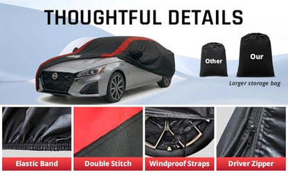 Altima Car Cover Waterproof Custom Fit for Nissan Altima 2002 (Custom Fit - Nissan Altima)