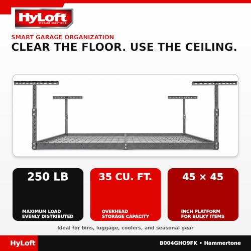 Overhead Steel Garage Storage System (Hammertone / Storage)