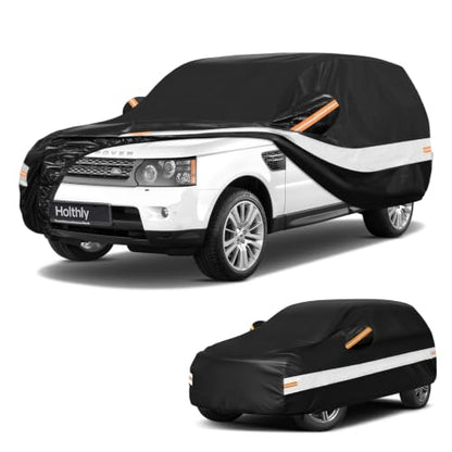 10 Layers SUV Car Cover Custom Fit for Land Rover Range Rover Sport (Black Gray / Custom Fit for Land Rover Range Rover Sport)