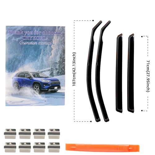 in Channel Rain Guards for 2021 2022 2023 2024 Nissan Rogue S (Fit for 2021-2024 Nissan Rogue)