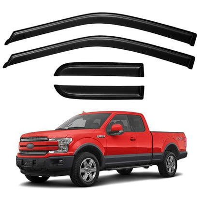 Window Visors Rain Guards for 2015 (2015-2026 f150 supercab)