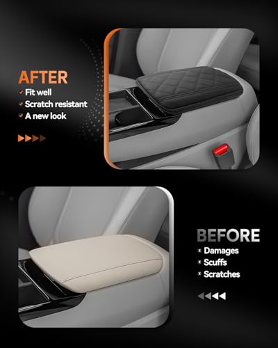 for 2025 2026 Hyundai Tucson Center Console Cover Armrest Cover for Tucson (Tucson 2025+ Only Fit Electronic -Thickened)