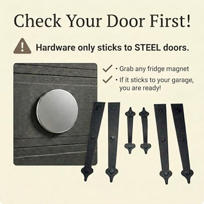 Garage Handle and Hinge Magnets (Pack of 1 / Standard Hinges)