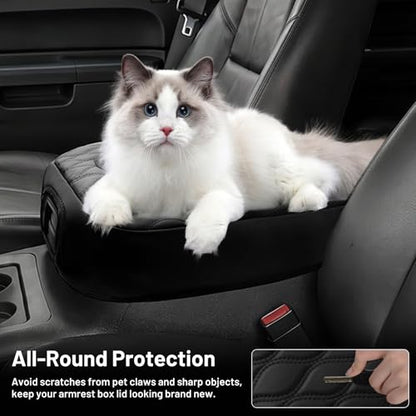 Center Console Cover for 2007 (3)07-13|Silverado&Sierra|Bucket Seat,Wavy,Regular)