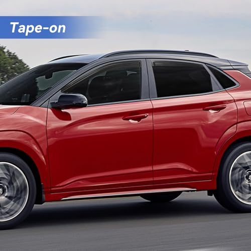 Window Visors Rain Guards for 2018 (2018-2023 Hyundai Kona)
