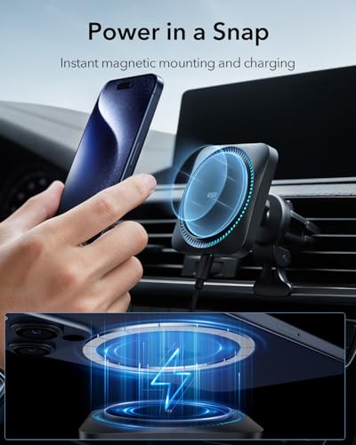 for MagSafe Car Mount Charger with CryoBoost Cooling for iPhone 17