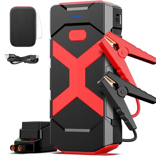 A9 4000A 12V Jump Starter for Car Boat Lawnmower (20000mAh-Red)