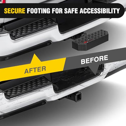 11.9" Hitch Step with 2" Hitch Receiver for Pickup Truck Car SUV (11.9 Inch Hitch Step)