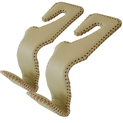 2 Pack Car Headrest Hooks (Beige)