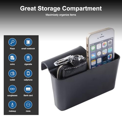Car Gear Shift Storage Box Center Console Side Organizer Compatible with Jaguar F (Right)