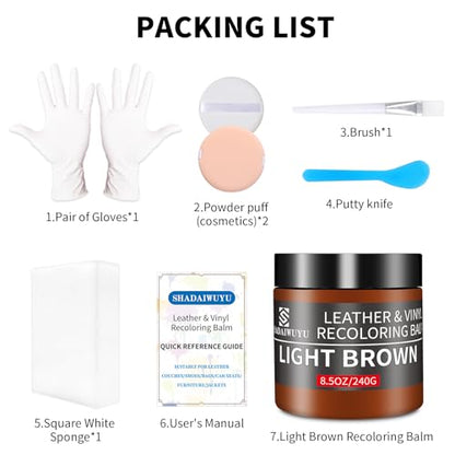 Leather Recoloring Balm (Light Brown / Leather Recoloring Balm)