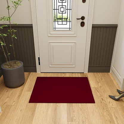 2x3 Entryway Rug (Solid Red)