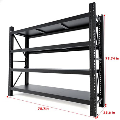Garage Shelving Heavy Duty (78.7 in Wide - 4 Tier - 6500 lbs Load)