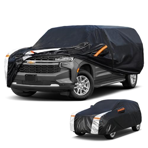 Large SUV Car Cover for Chevy Suburban (Custom fit Chevy Suburban / SUV car cover)