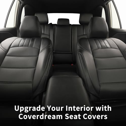 Camry Car Seat Covers Custom for Toyota 2025 2026 Camry (Leatherette(Black&Carbon Fiber) / 2025-2026 Camry Hybrid (XLE/XSE))