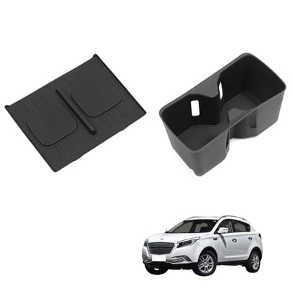 Cup Holder & Wireless Charging Pad for 2024 (Wireless Charger Mat & Cup Holder)