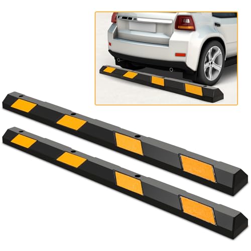72" Rubber Parking Curb (2 Pack)