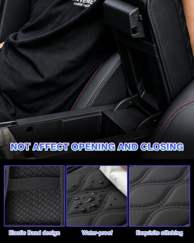 Center Console Cover for Chevy Colorado (5)23-26|Colorado&Canyon|Wavy, +Thick,+ Pockets)