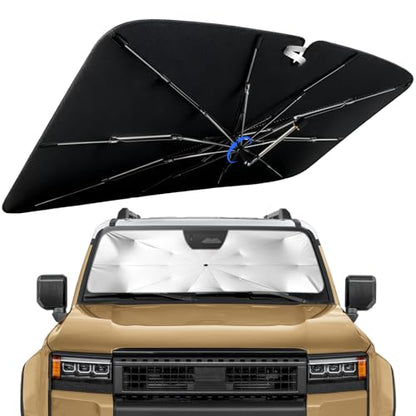 Windshield Sun Shade for Toyota Land Cruiser 2024 (Fit for Toyota Land Cruiser 2024-2026)
