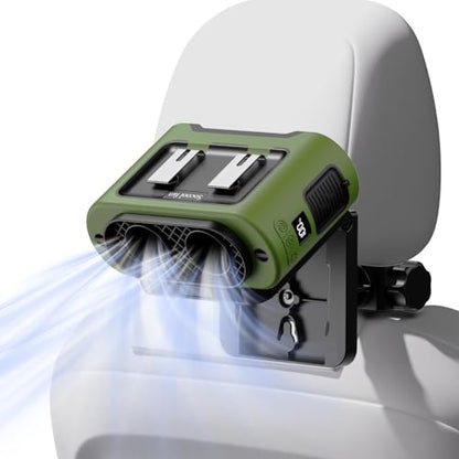 Socool Portable Car Fan (Green)