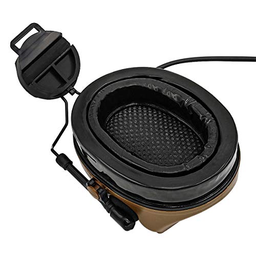 Tactical Headset with U94 PTT 2 (Coyoto Brown)