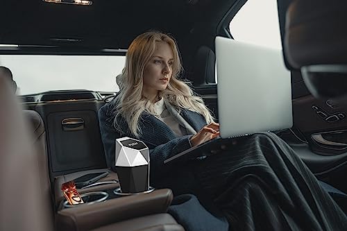 Car Trash Can Cup Holder (600ml / Silver)