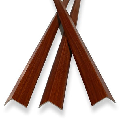 6 Pcs 49" Wall Corner Protector Trim (6pcs * Walnut)